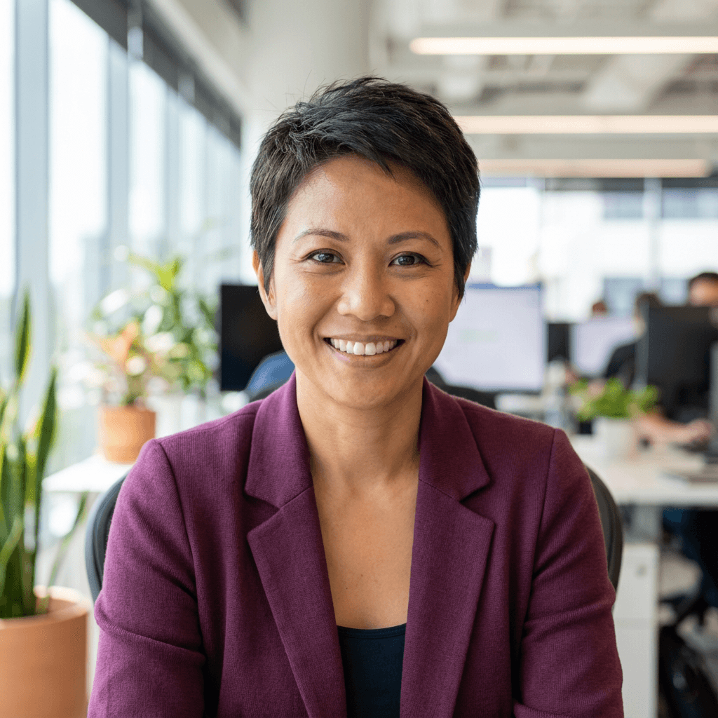 Maya Chen, operations coordinator at Sanjit Concierge Services
