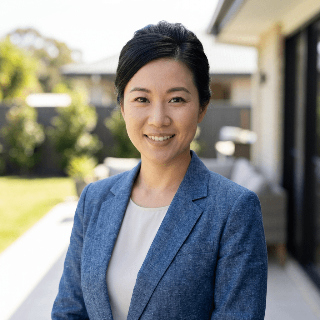 Female professional in her 40s smiling